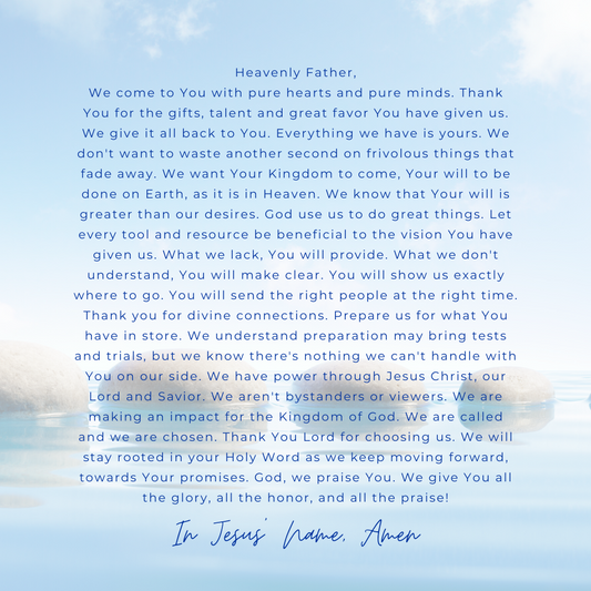 March In Faith: Prayer for March 2022